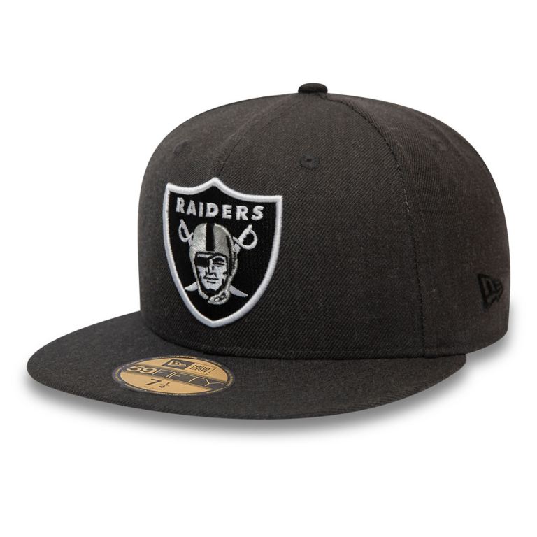 Gorras New Era 59fifty Grises - Las Vegas Raiders Heather 72051TIZX